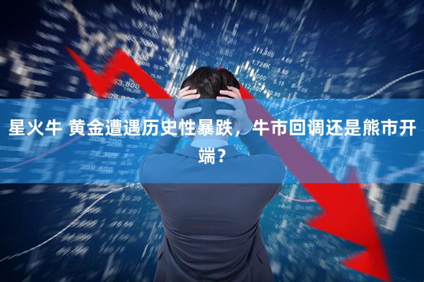 星火牛 黄金遭遇历史性暴跌，牛市回调还是熊市开端？