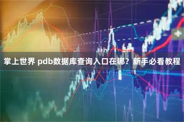 掌上世界 pdb数据库查询入口在哪？新手必看教程