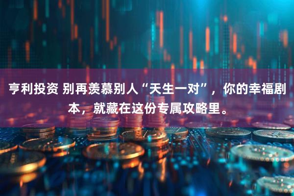 亨利投资 别再羡慕别人“天生一对”，你的幸福剧本，就藏在这份专属攻略里。